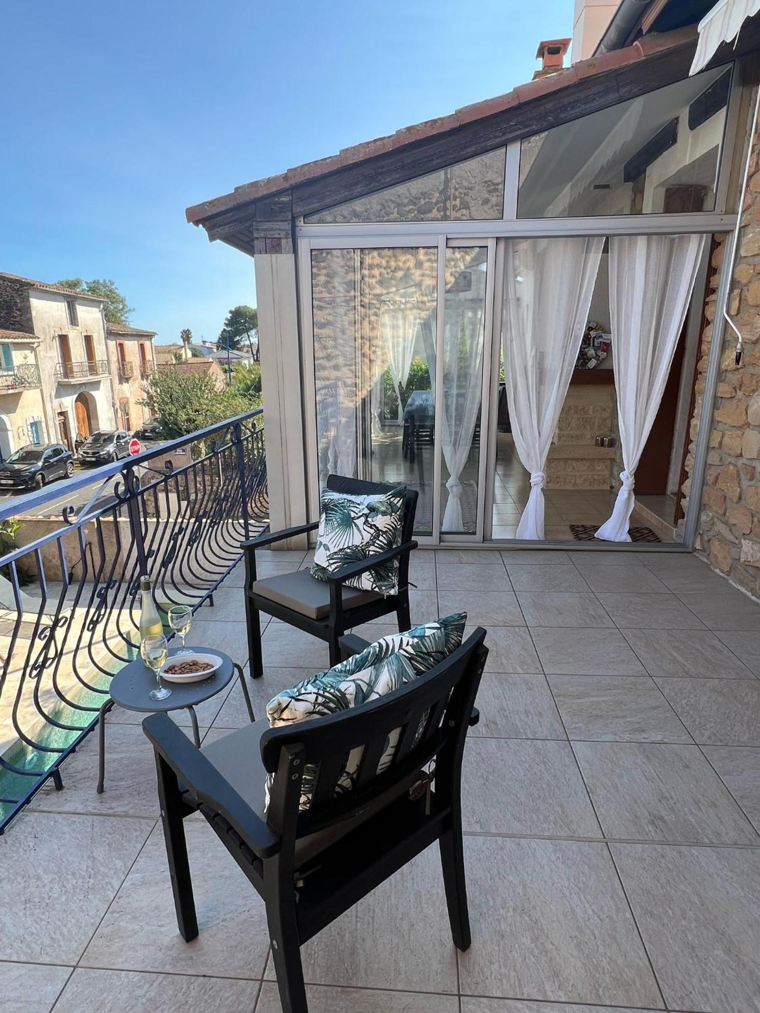 13 Rue Du Tour D'Enceinte Villa Pomerols Bagian luar foto